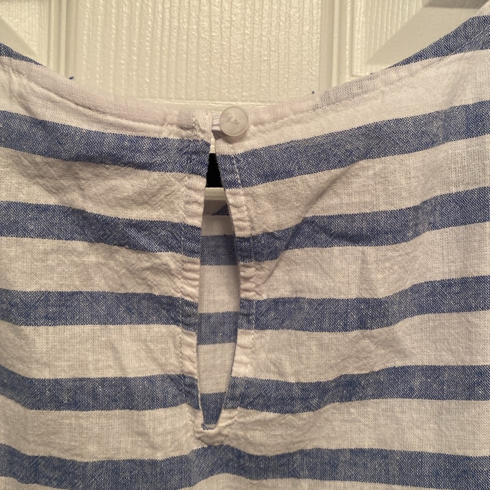 Liz Claiborne Blue and White Striped Top…size XXL - Picture 4 of 5